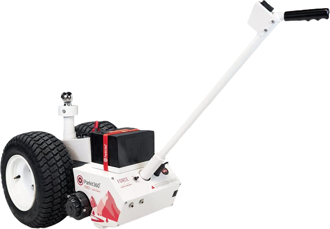 Parkit360° Force 5K Battery Powered Trailer Dolly 12V 2" and 2 5/16" Ball Mount 5,000 Capacity 900 Tongue Weight New